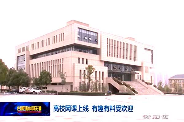合肥新闻联播报道我校停课不停学